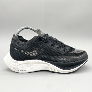 Nike Womens 7.5 ZoomX Vaporfly NEXT% 2 Sneaker Shoes Black Metallic‎ Gold Coin